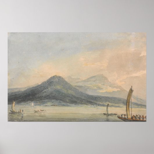 Turner - Van Isole Borromee Lago Maggiore Poster (Voorkant)
