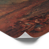 Turner - vesuvius in uitbarsting poster (Hoek)