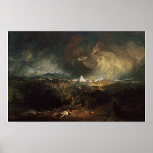 turner - vijfde plaag van Egypte Poster