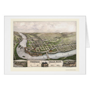 Turners Herfsten, MA Panoramic Map - 1877