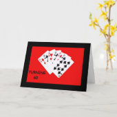 Turning 60 Est Une Grande Carte D'Anniversaire (Fleur jaune)