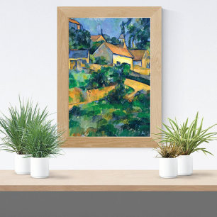 Turning Road in Montgeroult Paul Cezanne Poster