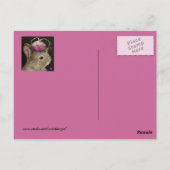 turnip baby bunny briefkaart (Achterkant)