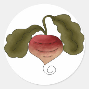 Turnip Ronde Sticker