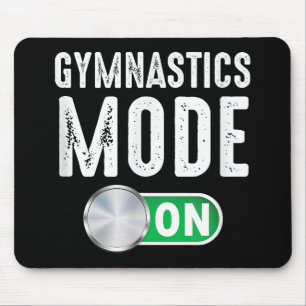 Turnmode gymnastiek Aan Koele Gymnast Atleet Muismat