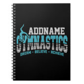 Turnster ADD NAAM Turnteam Backbend Kickover Notitieboek (Voorkant)