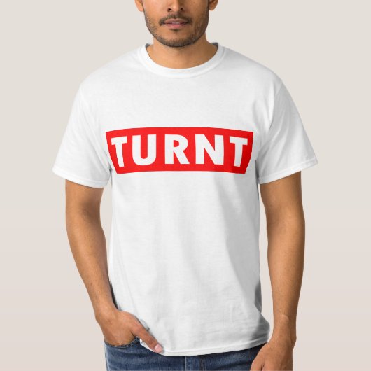 TURNT TSHIRT | OPSTELLING T SHIRT | OPSLAG (Voorkant)