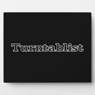 Turntablist Fotoplaat