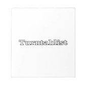 Turntablist Notitieblok (Voorkant)