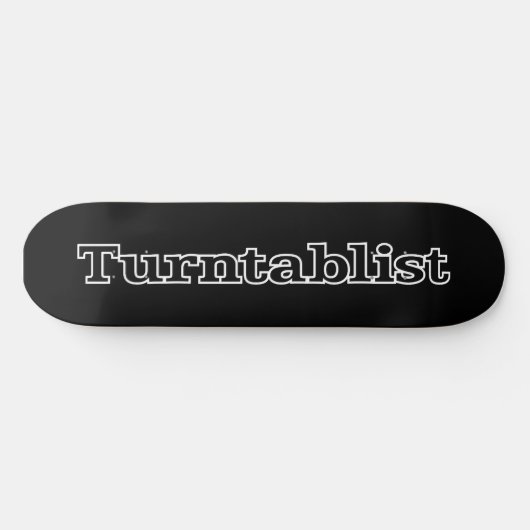 Turntablist Skateboard (Horizontaal)