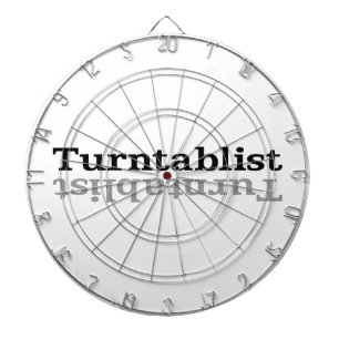 Turntablist ʇ sılqɐ ʇ uɹ ⊥ dartbord