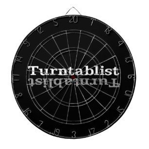 Turntablist ʇ sılqɐ ʇ uɹ ⊥ dartbord