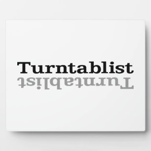 Turntablist ʇ sılqɐ ʇ uɹ ⊥ fotoplaat