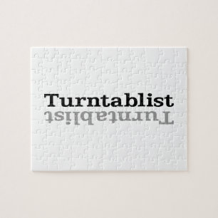 Turntablist ʇ sılqɐ ʇ uɹ ⊥ legpuzzel