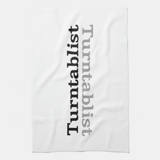 Turntablist ʇ sılqɐ ʇ uɹ ⊥ theedoek (Verticaal)