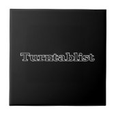 Turntablist Tegeltje (Voorkant)