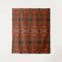 Turq & Coral Ikat