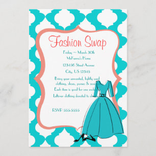 Turqoise & Coral Mode Swap Kaart