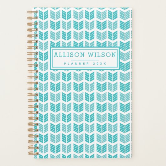 Turqoise Ethnic Aztec Flèches Motif (Devant)