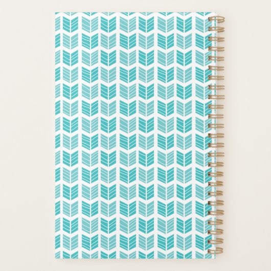 Turqoise Ethnic Aztec Flèches Motif (Dos)