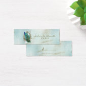 Turqoise Shabby Peacock - étiquette de prix de mar (Bureau)