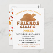 Turquie Amical Dîner de fête Invitation (Devant / Derrière)