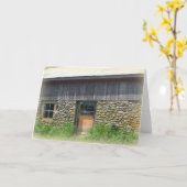 Turquie Barn Carte pour notes (Fleur jaune)