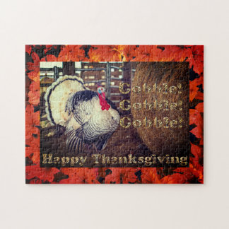 Turquie blanche pour Thanksgiving, Jigsaw Puzzle