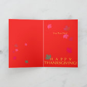 Turquie "Bon thanksgiving" (Intérieur)