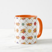 Turquie Citrouilles Thanksgiving Mug (Devant droit)