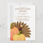 Turquie Dîner d'action de grâces Invitation (Devant)