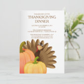 Turquie Dîner d'action de grâces Invitation (Debout devant)