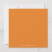 Turquie élégante Invitations de grâce (Dos)
