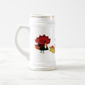 Turquie et Citrouille Thanksgiving Gig Mugs (Gauche)