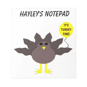 Turquie Heure Thanksgiving Carnet personnalisable