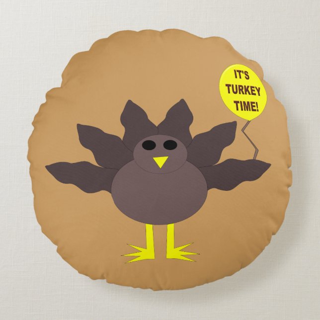 Turquie Heure Thanksgiving Coussin (Devant)