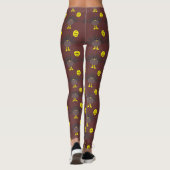 Turquie Heure Thanksgiving Leggings (Dos)