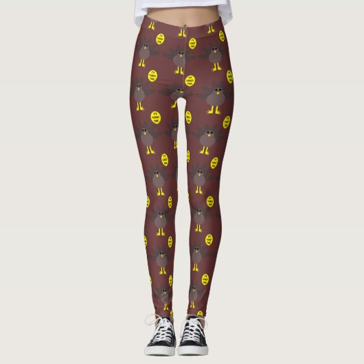 Turquie Heure Thanksgiving Leggings (Devant)
