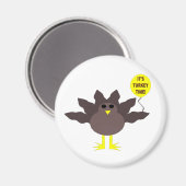 Turquie Heure Thanksgiving Magnet (Recto/Verso)