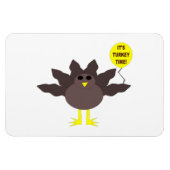 Turquie Heure Thanksgiving Magnet (Horizontal)