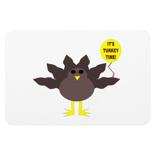 Turquie Heure Thanksgiving Magnet (Horizontal)