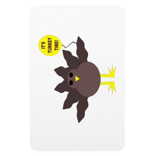 Turquie Heure Thanksgiving Magnet (Vertical)