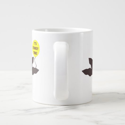 Turquie Heure Thanksgiving Mug (Dos)