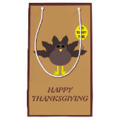 Turquie Heure Thanksgiving Sac cadeau personnalisé (Devant)