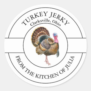 Turquie Jerky Étiquette