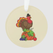 Turquie mignonne avec moisson Thanksgiving (devant)