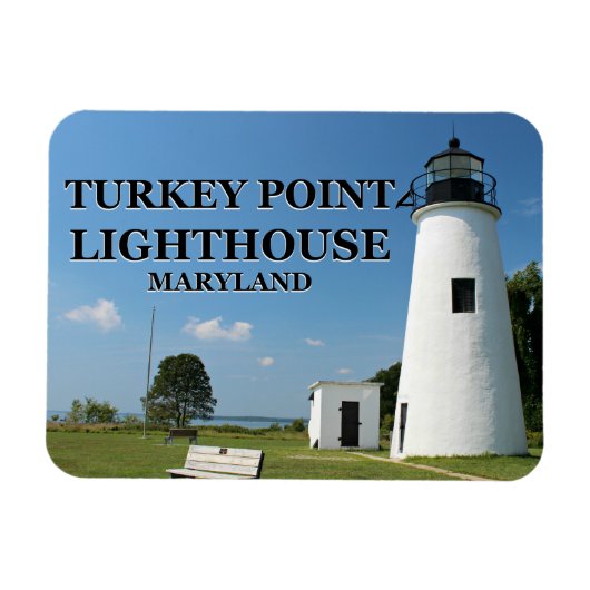 Turquie Point Phare, Maryland Flexi Magnet (Horizontal)