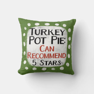 Turquie Pot Pie Review 5 Étoiles Jeter Oreiller