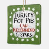 Turquie Pot Pie Review 5 Étoiles Ornement (Gauche)