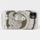 Turquie Sepia Sketch iPhone 5 Coque (Dos (Horizontal))